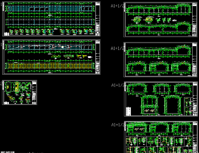 高邮钢结构厂房图纸